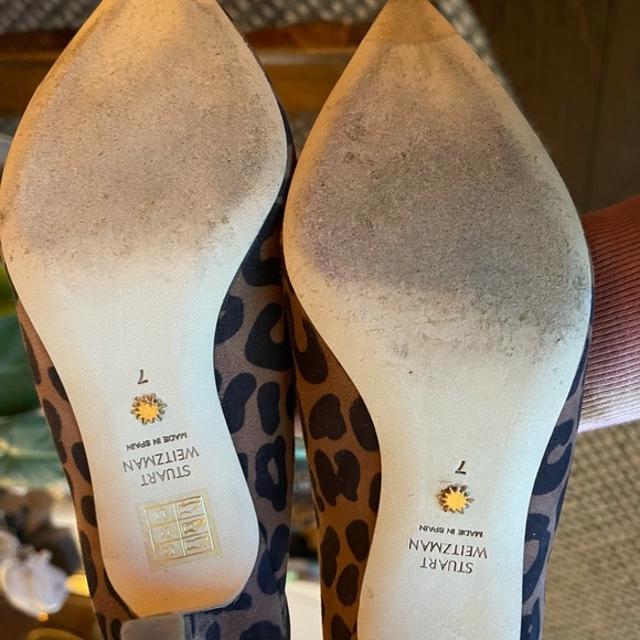 Stuart Weitzman Size 7 cheetah suede heels - Picture 5 of 7
